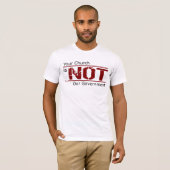 Uw kerk is NIET onze T-Shirt-regering (White) T-shirt (Voorkant volledig)
