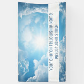 Uw Kerkgenootschap Blauwe Hemelse Hemel Banner (Verticaal)