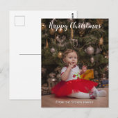 Uw Kerst Briefkaart | Uw foto (Voorkant / Achterkant)