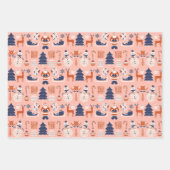 Uw kerstcadeaus met onze kerst en nieuwjaar inpakpapier vel (Voorkant 3)