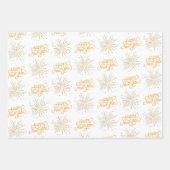 Uw kerstcadeaus met onze kerst en nieuwjaar inpakpapier vel (Voorkant 2)