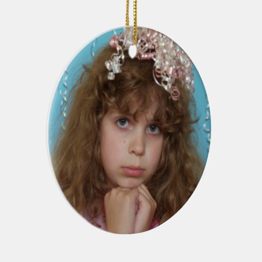 Uw kerstfoto Ornament met uw Afbeelding (Rechts)