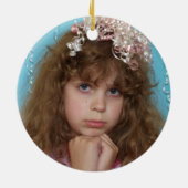 Uw kerstfoto Ornament met uw Afbeelding (Achterkant)