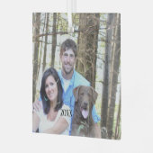 Uw kerstversiering glas ornament (Voorkant links)