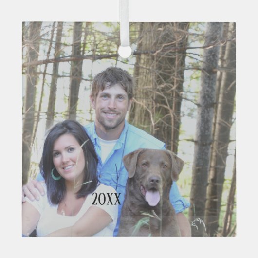 Uw kerstversiering glas ornament (Voorkant)