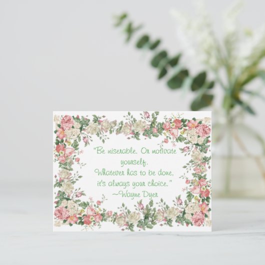 Uw keuze Briefkaart (Staand voorkant)