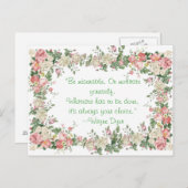 Uw keuze Briefkaart (Voorkant / Achterkant)