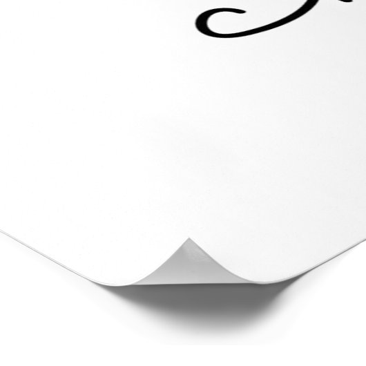 Uw keuze poster (Hoek)