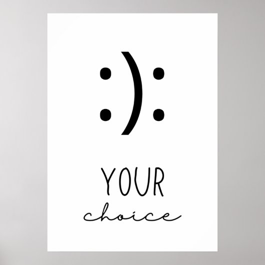 Uw keuze poster (Voorkant)