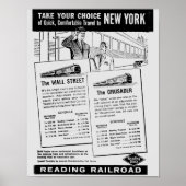 Uw keuze voor treinen naar het Poster van New York (Voorkant)
