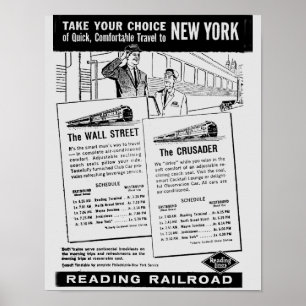 Uw keuze voor treinen naar het Poster van New York