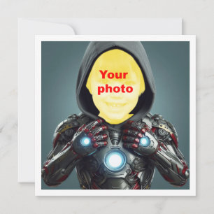 Uw kind als een superheld, aangepaste superheldenk kaart