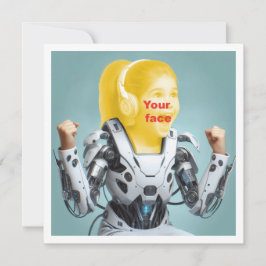 Uw kind als een superheld, aangepaste superheldenk kaart