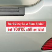 Uw kind bumpersticker (Op auto)