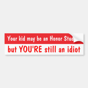Uw kind bumpersticker