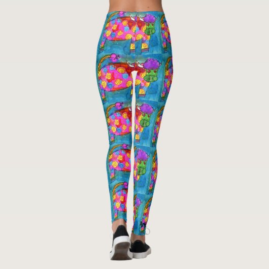 UW Kind is een KUNSTMATIGE Leggings Yoga Pants (Achterkant)