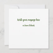 Uw kind met dinosaurus, dinosaurus verjaardag, t-r kaart (Achterkant)