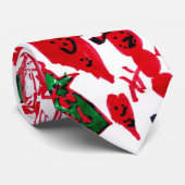 Uw Kinder kunstwerk op een Stropdas Custom Fathers (Opgerold)