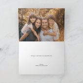 Uw kinderen Kunst Custom Foto Kerstmis Feestdagen Kaart (Binnen)