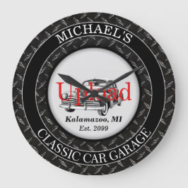 Uw klassieke autofoto uploaden wandklok