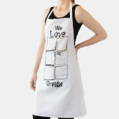 Uw kleinkinderen 6 fotocollage schort (Insitu)