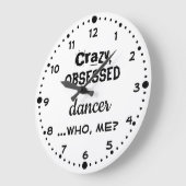 Uw Kleur Dans Klok Gift voor Dansers Geobsedeerd (Hoek)