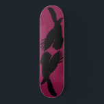 Uw kleur - Eagle Flying Skateboard - Silhouette<br><div class="desc">Uw kleur - Eagle Flying Skateboard - Silhouette Painting - Kies / voeg Uw unieke kleur / Tekst / Naam / Lettertype / Grootte / Elementen toe - Maak uw speciale cadeautje - Resize en beweeg of verwijder en voeg elementen / tekst toe met aanpassingsgereedschap ! Het schilderen en het...</div>