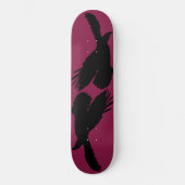 Uw kleur - Eagle Flying Skateboard - Silhouette (Voorkant)