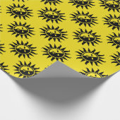 Uw kleur en Zon flikkert Cadeaupapier (Hoek)