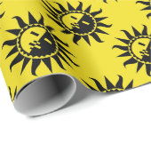 Uw kleur en Zon flikkert Cadeaupapier (Rol Hoek)