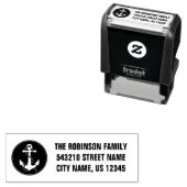 Uw kleur van het Verankeringspunt van het Adres of Zelfinktende Stempel (In situ)