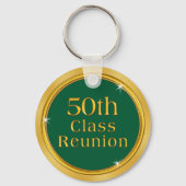 Uw KLEUREN en TEKST 50e KlasseReunion Favors Sleutelhanger (Achterkant)