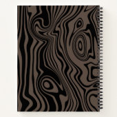 Uw kleuren Notitieboeken Abstracte golven (Achterkant)
