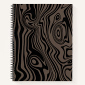 Uw kleuren Notitieboeken Abstracte golven (Voorkant)