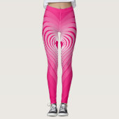 Uw kleuren - Roze hartenliefhebbers Leggings (Voorkant)