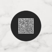 Uw kleurrijke QR code Confetti - aangepaste kleure (Kleine voorkant)