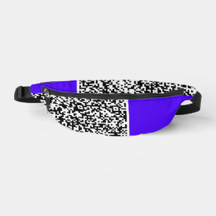 Uw Kleurrijke QR Code Fanny Pack - Aangepaste kleu Heuptasje