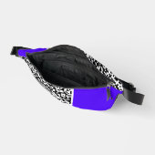 Uw Kleurrijke QR Code Fanny Pack - Aangepaste kleu Heuptasje (Open)