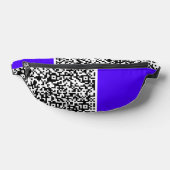Uw Kleurrijke QR Code Fanny Pack - Aangepaste kleu Heuptasje (Liggend)
