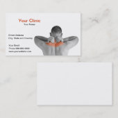 uw kliniek visitekaartje (Voorkant / Achterkant)