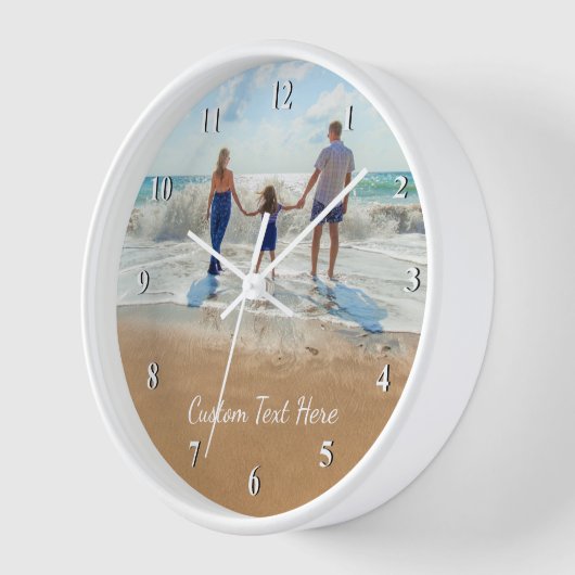 Uw klok personaliseren met aangepaste tekst (Hoek)