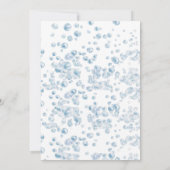 uw koele vis zee blauwe zeemeermin oceaan 1st Verj Kaart (Achterkant)