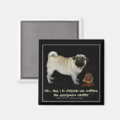 "Uw koffie controleren..." leuke Magneten (Voorkant / Achterkant)