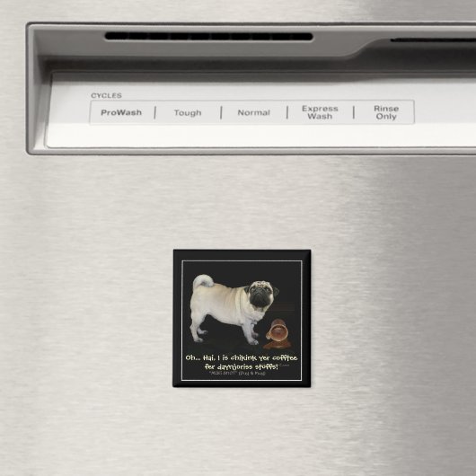 "Uw koffie controleren..." leuke Magneten (Insitu (Vaatwasser))