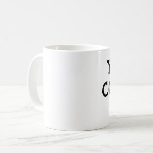 UW KOFFIE SIR Koffee-Mok Koffiemok (Voorkant links)