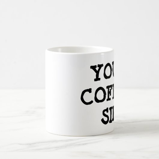 UW KOFFIE SIR Koffee-Mok Koffiemok (Center)