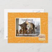 Uw koningin, ik gijzelde haar briefkaart (Voorkant / Achterkant)