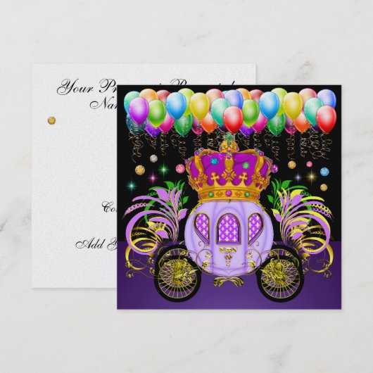 Uw Koninklijke Evenement - SRF Kaart (Voorkant / Achterkant)