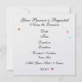 Uw Koninklijke Evenement - SRF Kaart (Achterkant)