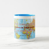 Uw koninkrijk komt - Uw zal gedaan worden Tweekleurige Koffiemok (Center)